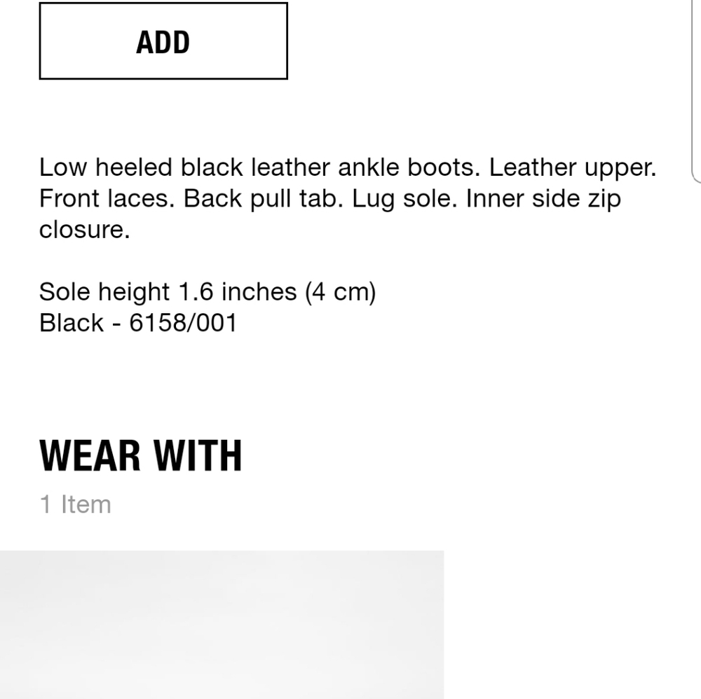 ZARA Flat Leather Ankle Boots - Picture 6 of 8